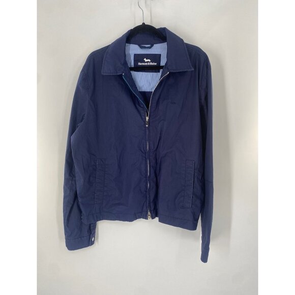 HARMONT & BLAINE ZIP UP NAVY BLUE JACKET SIZE XXL - Picture 2 of 6
